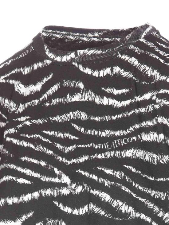  디 아티코 반팔 티셔츠 250WCT00350JJJ025PR414 Black - THE ATTICO