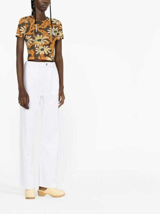  이자벨마랑 데님 팬츠 PA0054FCA2H01I white - ISABEL MARANT