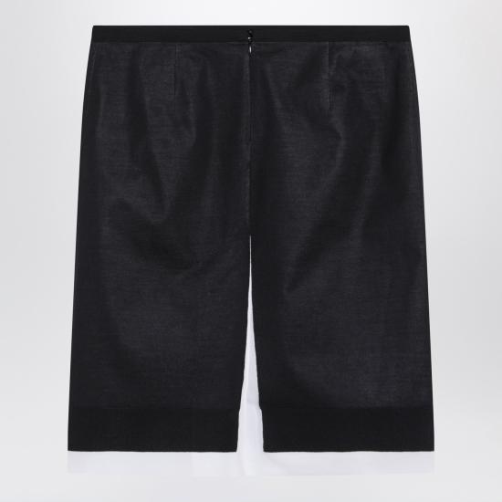  미우미우 로고 펜슬 미디 스커트 MG2331OOO15Q9 Blue - MIU MIU