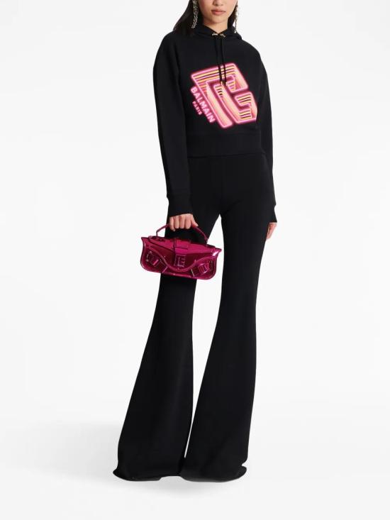  발망 후드 티셔츠 BF4JP011GD13 - BALMAIN