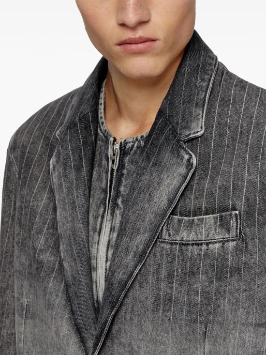  디젤 수트 자켓 A162500ABCU dark grey - DIESEL