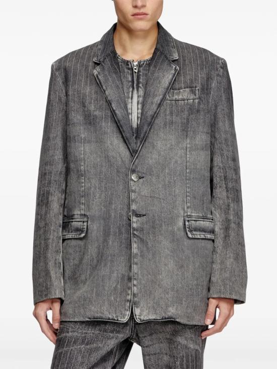  디젤 수트 자켓 A162500ABCU dark grey - DIESEL