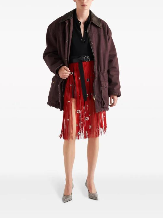  프라다 폴로 티셔츠 P24F2ESOOO14XD black - PRADA