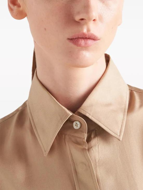  프라다 셔츠 P413HSOOO14J3 sand beige - PRADA