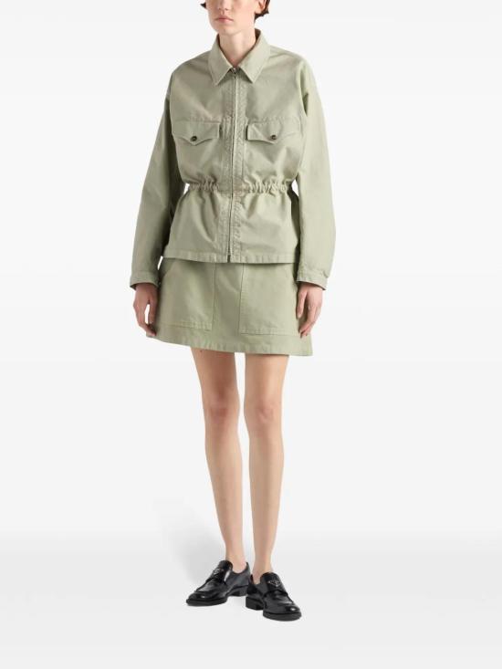  프라다 숏 스커트 P131YHSOOO15D4 green - PRADA