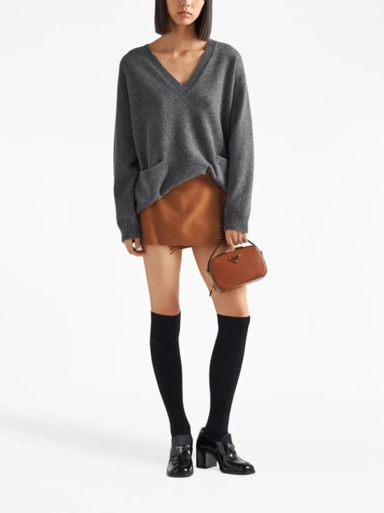  프라다 숏 스커트 P112XES23213LP orange - PRADA