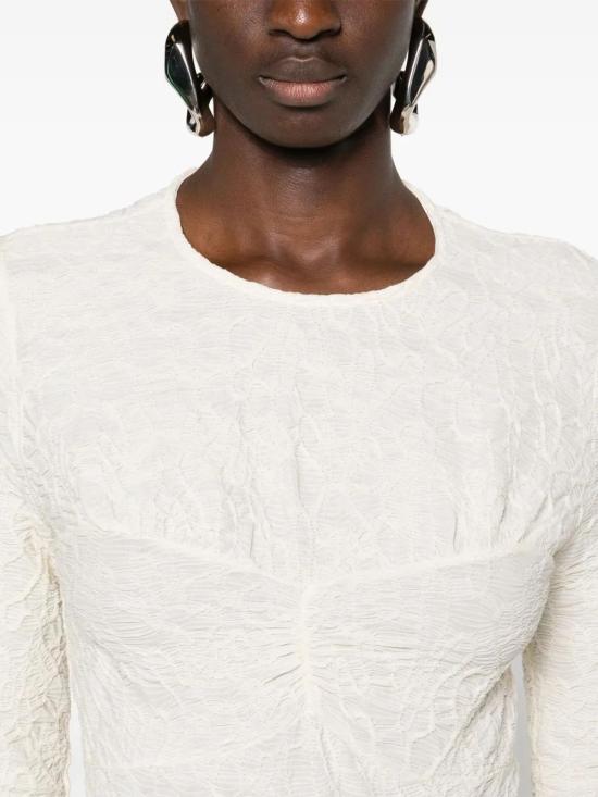  이자벨마랑 긴팔 티셔츠 HT0344FAB1K03I ecru - ISABEL MARANT