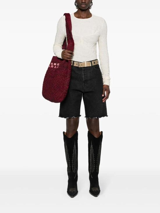  이자벨마랑 긴팔 티셔츠 HT0344FAB1K03I ecru - ISABEL MARANT