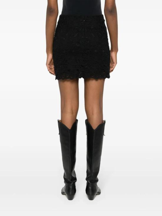  이자벨마랑 미디 스커트 JU0172FAB1J11I black - ISABEL MARANT