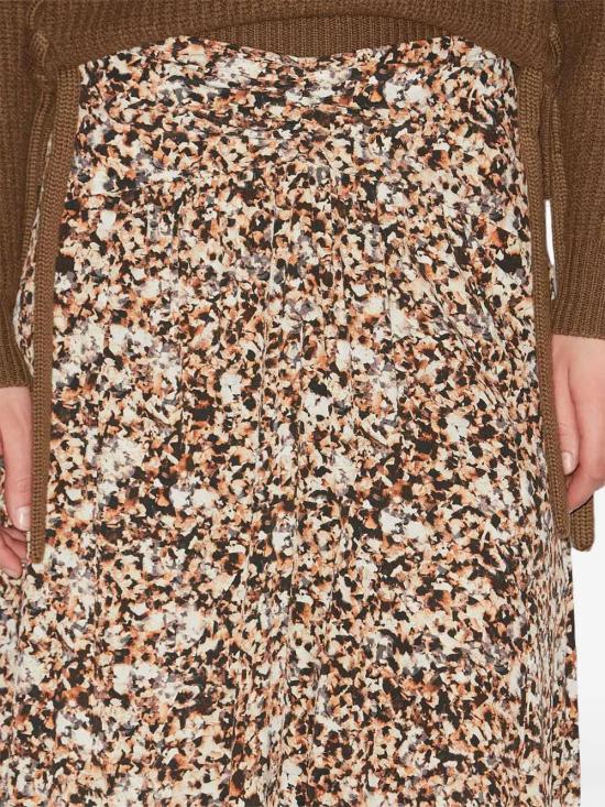  이자벨마랑 미디 스커트 JU0336FAC1J05I brown - ISABEL MARANT