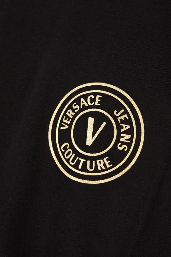 25SS 베르사체 반팔 티셔츠 78GAHT00 CJ00T G89 BLACK GOLD DOM - VERSACE