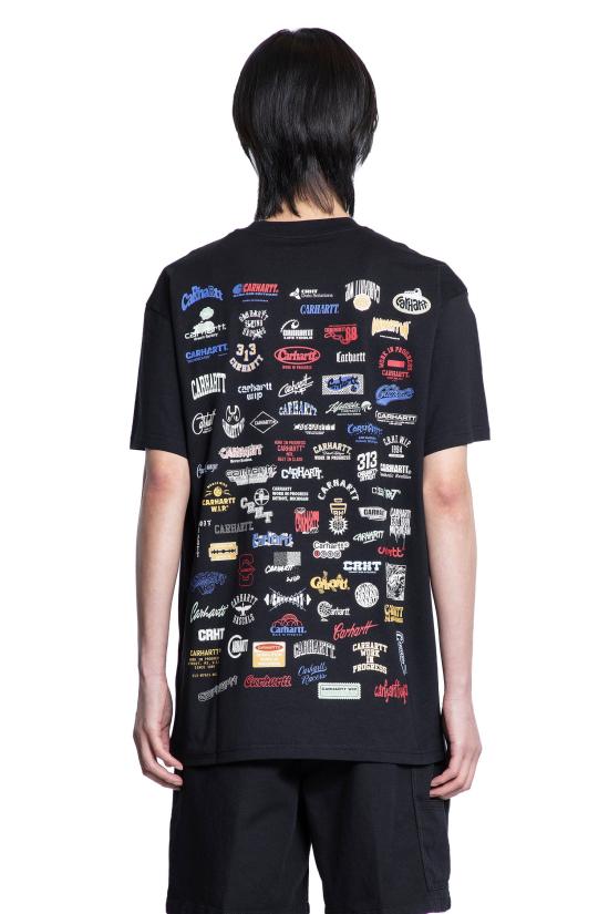  칼하트 WIP 반팔 티셔츠 I034643 89XX BLACK DOM - CARHARTT WIP