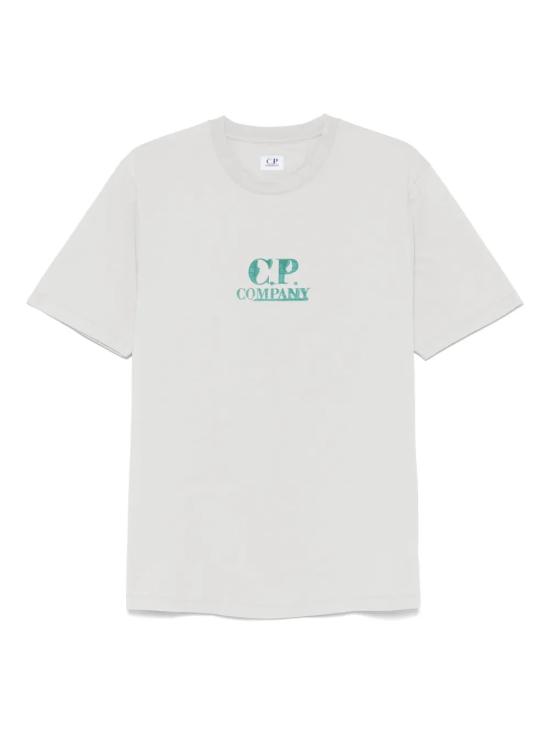 25SS 씨피 컴퍼니 반팔 티셔츠 18CMTS143A 006586W 800 BLUE FOX DOM