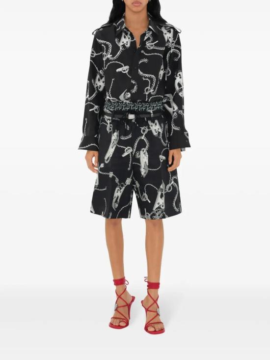  버버리 숏팬츠 8088957 black - BURBERRY