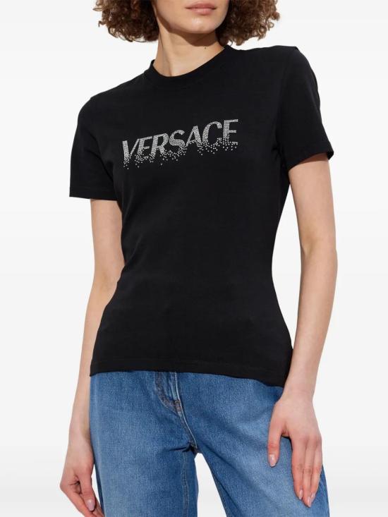  베르사체 반팔 티셔츠 10200101A14477 black - VERSACE