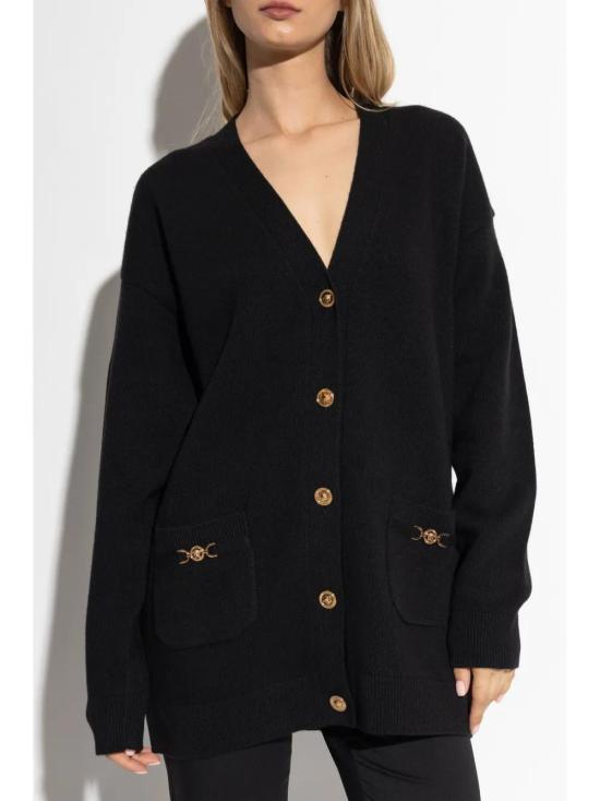  베르사체 가디건 10140911A11287 black - VERSACE