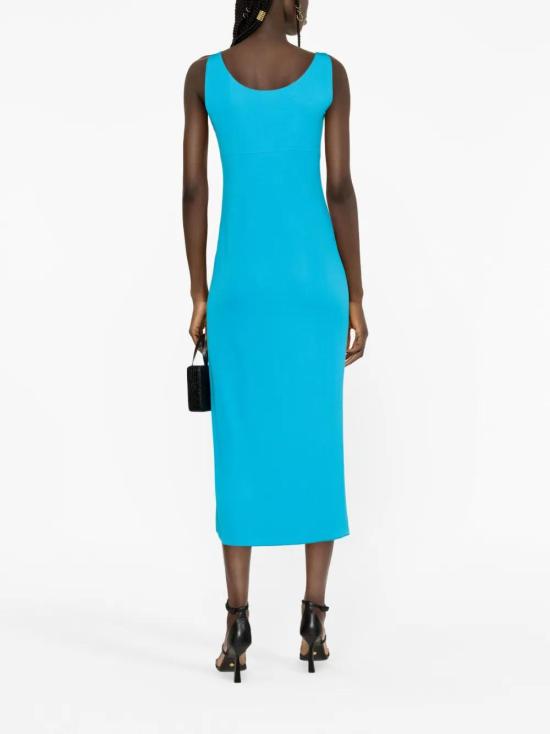  베르사체 미디 원피스 10091931A01253 sky - VERSACE