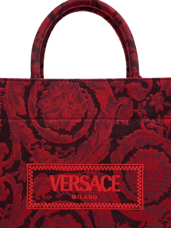  베르사체 토트백 10115641A09741 red - VERSACE