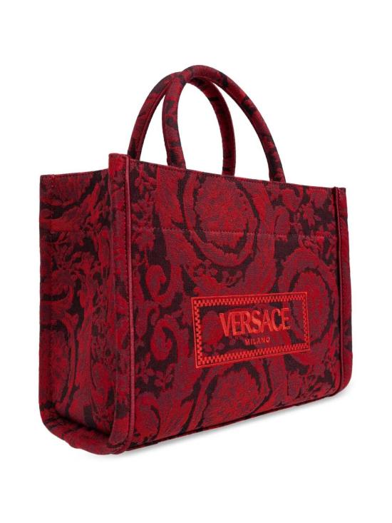  베르사체 토트백 10115641A09741 red - VERSACE