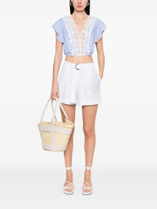 25SS 에르마노 피렌제 숏팬츠 D46EP068 EN0MF010 White - ERMANNO FIRENZE