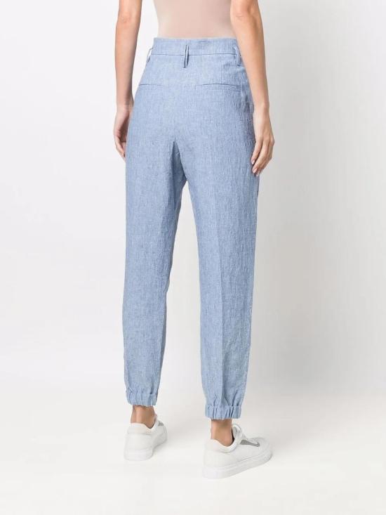  브루넬로 쿠치넬리 수트 팬츠 MF588P7864C025 blue - BRUNELLO CUCINELLI