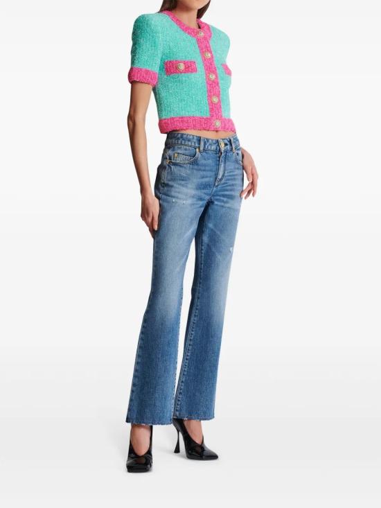  발망 가디건 DF1KL027KG70 - BALMAIN