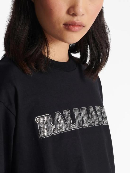  발망 반팔 티셔츠 BF0EE020BC54 - BALMAIN