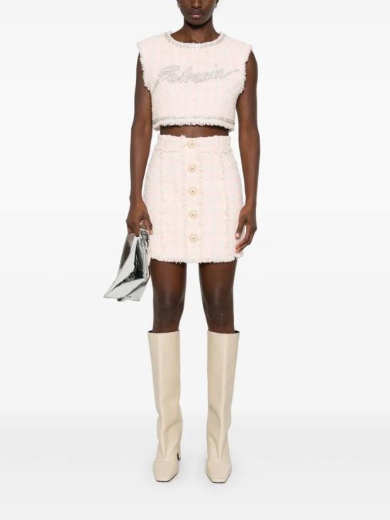  발망 민소매 티셔츠 EF1AI235PC70 - BALMAIN