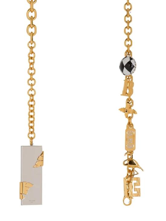  발망 슬림 벨트 DN1WF144MBES - BALMAIN