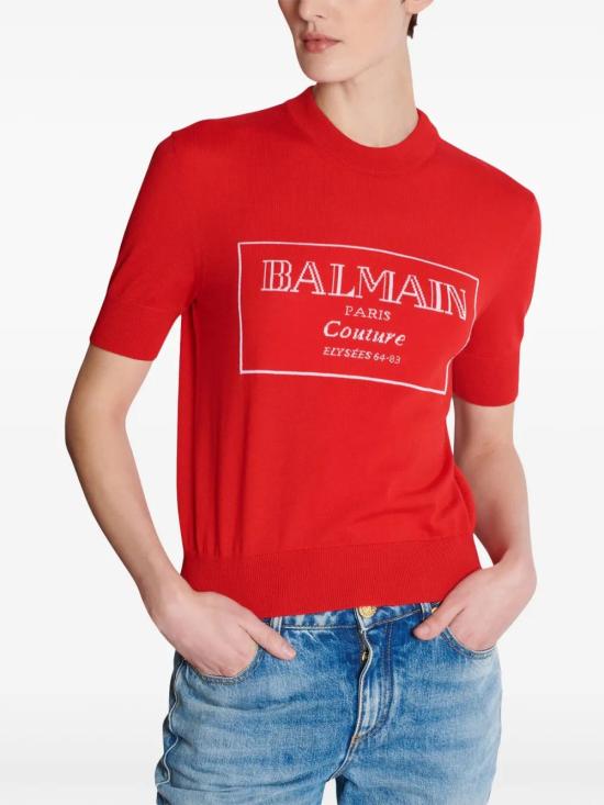 발망 반팔 티셔츠 EF1KA115KH87 - BALMAIN