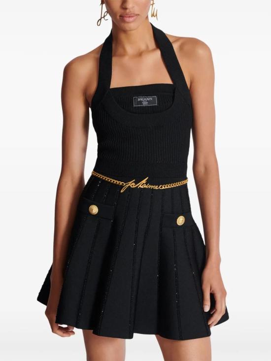  발망 슬림 벨트 EN1WJ174MBRA - BALMAIN