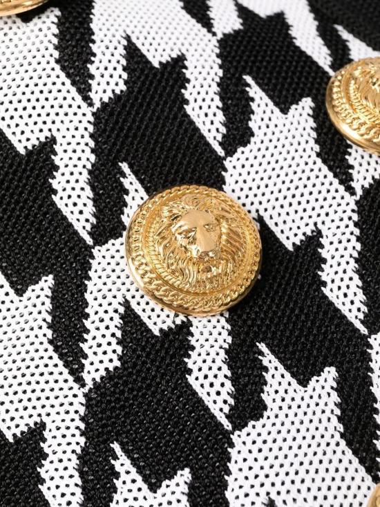  발망 미디 원피스 YF1R8025KC17 - BALMAIN