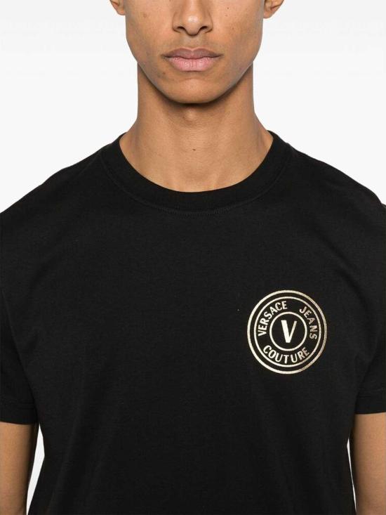 25SS 베르사체 반팔 티셔츠 78GAHT00CJ00TG89 Black - VERSACE