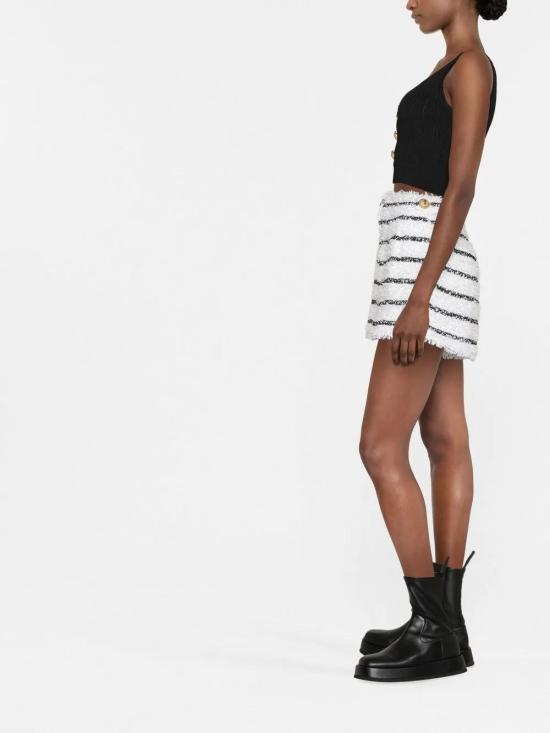  발망 숏팬츠 YF0PA170XD72 white - BALMAIN