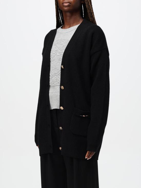 24FW 베르사체 가디건 10140911A11287 1B000 Black - VERSACE