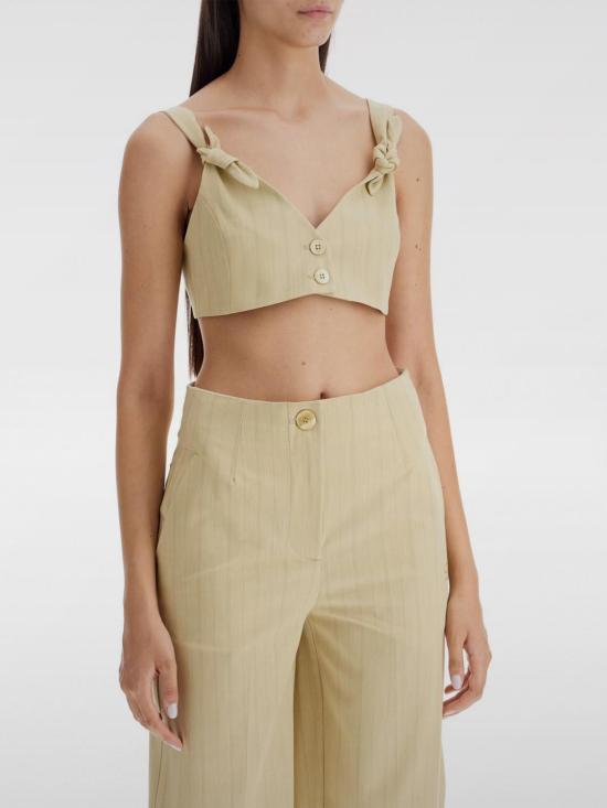 24FW 가니 민소매 티셔츠 F9259 299 Sand