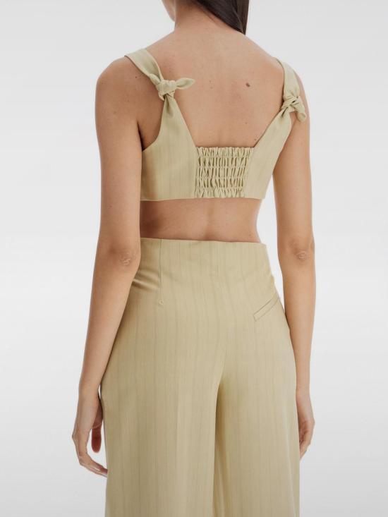 24FW 가니 민소매 티셔츠 F9259 299 Sand - GANNI