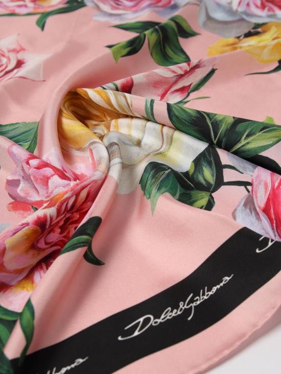 25SS 돌체앤가바나 머플러/스카프 FN090RGDCUI HF5IY Pink - DOLCE & GABBANA