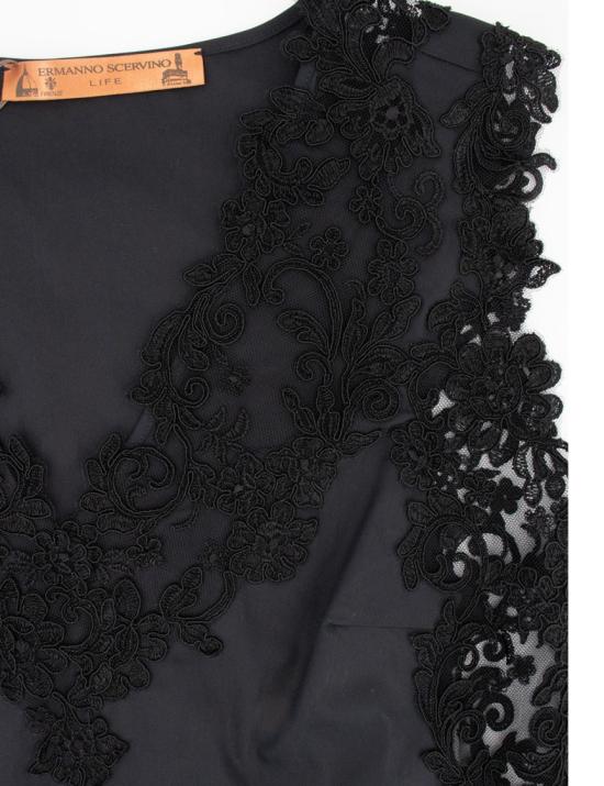 25SS 에르마노 설비노 민소매 티셔츠 D464L606OVZ 95708 Black - ERMANNO SCERVINO