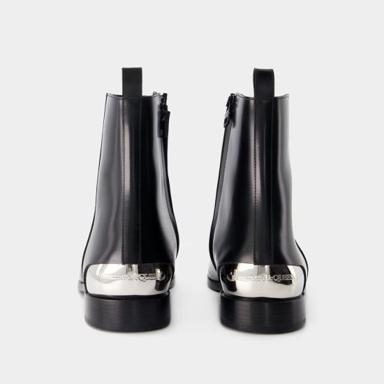  알렉산더 맥퀸 부츠 777947WIES31081 Black - ALEXANDER MCQUEEN