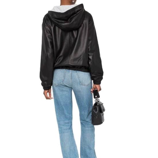 23SS 생로랑 후드 티셔츠 711929YCBH2 1000 Black - SAINT LAURENT