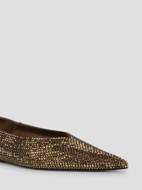 24FW 생로랑 플랫 슈즈 786900 9QN0A Brown - SAINT LAURENT