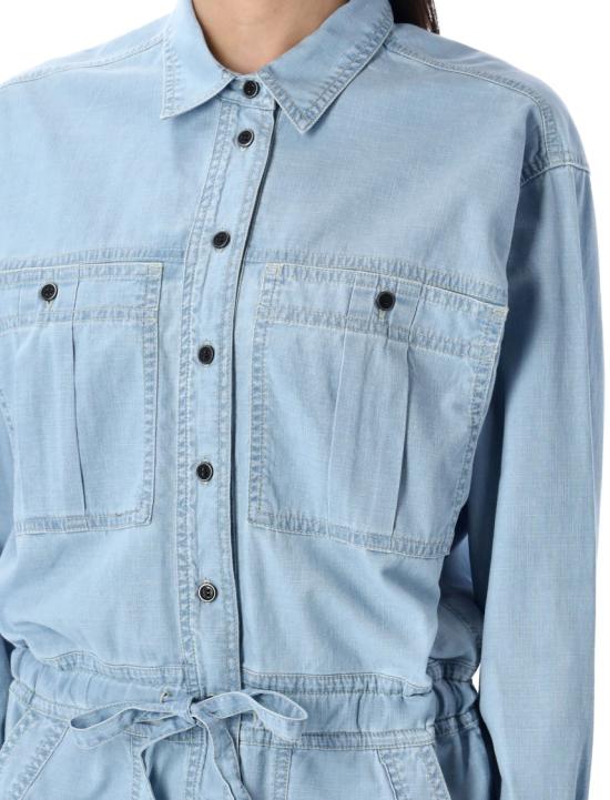 25SS 이자벨마랑에뚜왈 점프수트 CB0074FAC1I01E Blue - ISABEL MARANT ETOILE