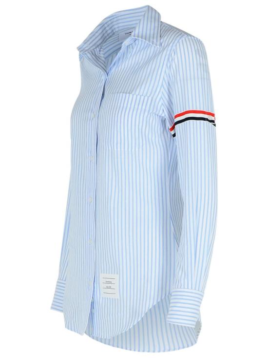 25SS 톰브라운 탑 FLL005O F0810 480 Blue - THOM BROWNE