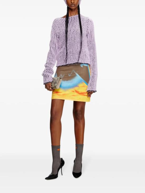  디젤 스웨터 A165770DBCR lilac - DIESEL