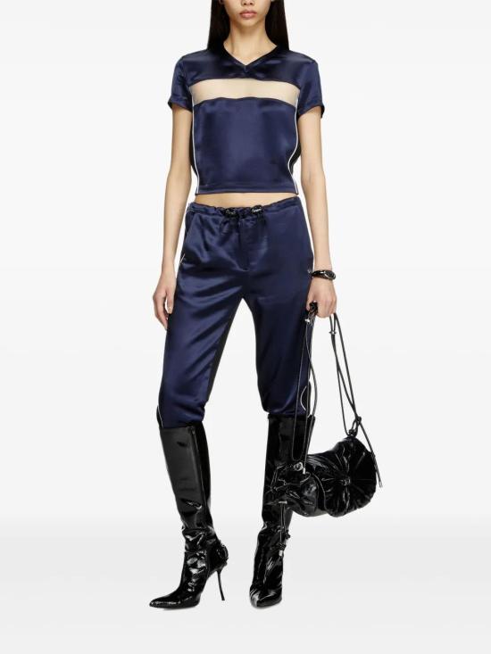  디젤 반팔 티셔츠 A167400IKAJ blue - DIESEL