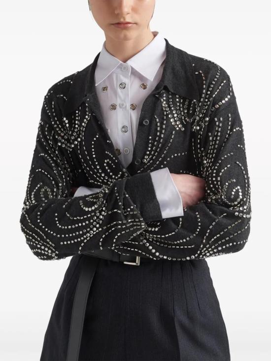  프라다 긴팔 티셔츠 P24F2ESOOO144Z - PRADA