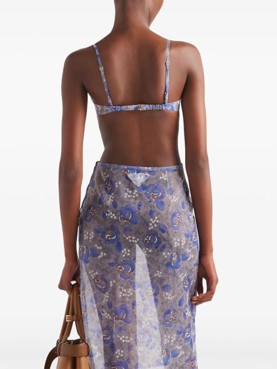  프라다 민소매 티셔츠 P936MSOOO15AE blue - PRADA