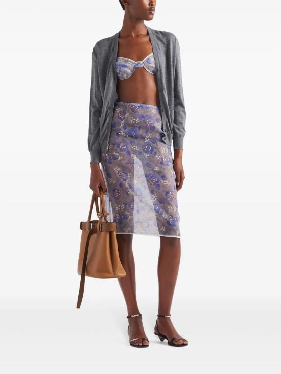  프라다 민소매 티셔츠 P936MSOOO15AE blue - PRADA