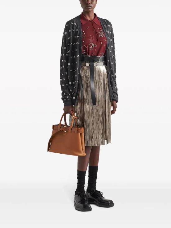  프라다 긴팔 티셔츠 P24F2ESOOO144Y burgundy - PRADA